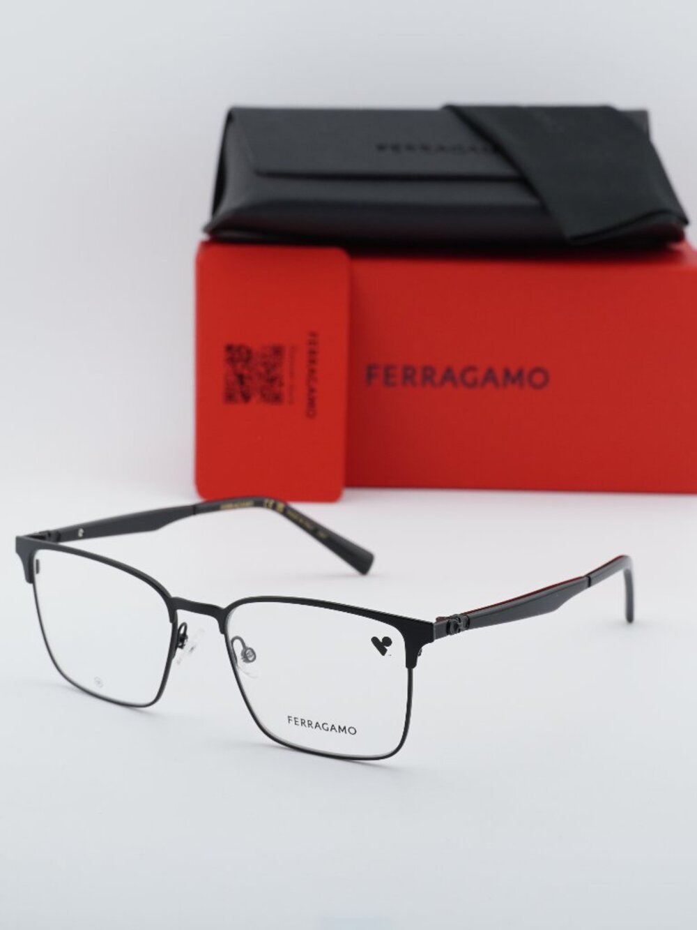 Salvatore Ferragamo SF2226 002 Men Rectangle Eyeglasses 53mm – Black